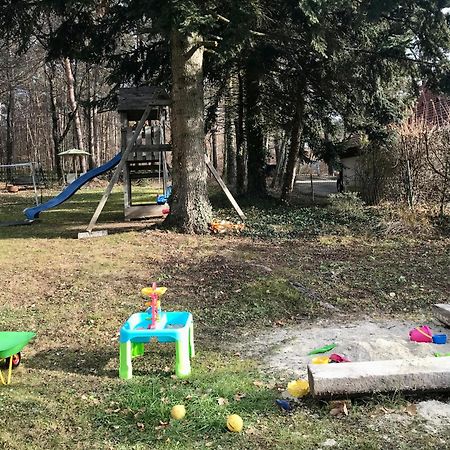 Blockhaus Chalet Mit Beheizbarem Badefass Und Infrarotsauna Auf Der Terrasse Oberschützen Esterno foto